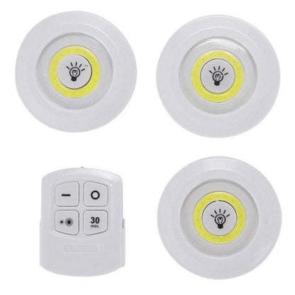 LUCES LED CON CONTROL REMOTO (JUEGO DE 3 )